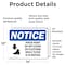 Signmission Safety Culture Sign, 14 in Width, Vinyl Decal, Rectangle OS-2PACK-NS-D-1014-L-17286 - alternate 3